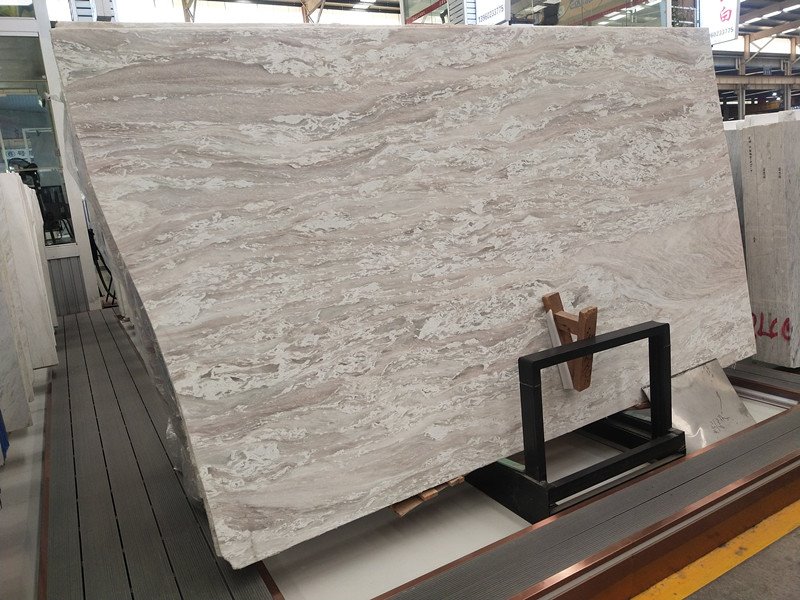 Silver wave marble slab