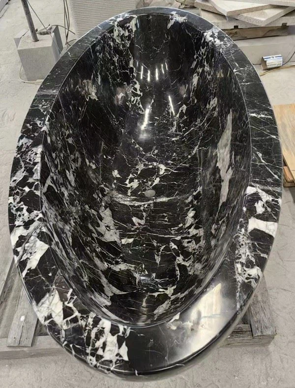 Black Marble solid bathtub