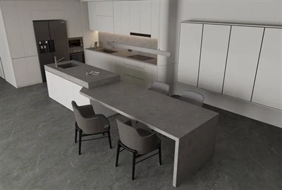 New York Gray Sintered Stoned Countertop